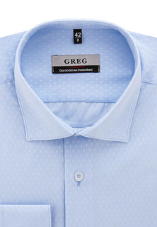 Рубашка мужская Greg 203/199/1172/Z голубая 40