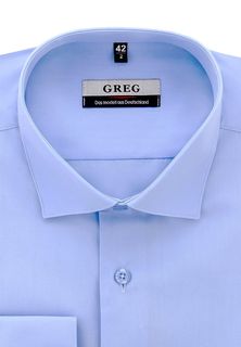 Рубашка мужская Greg 220/199/NBL/Z голубая 45