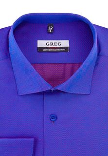 Рубашка мужская Greg 263/139/1093/ZV синяя 40