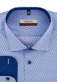 Рубашка мужская Greg 223/231/006/Z/1_GB голубая 42
