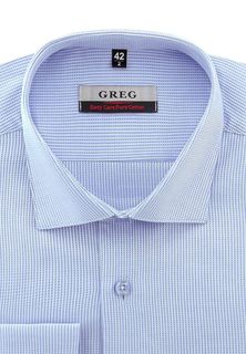 Рубашка мужская Greg 221/191/8044 голубая 41
