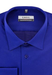 Рубашка мужская Greg 223/319/1093 синяя 40