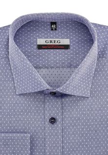 Рубашка мужская Greg 223/131/6042/Z/P_GB синяя 39