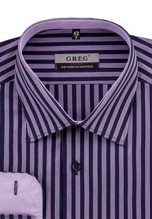 Рубашка мужская Greg 271/317/101/LZ/2 STRETCH синяя 45