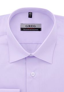 Рубашка мужская Greg 720/319/LV/Z фиолетовая 39