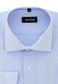 Рубашка мужская BERTHIER BRISTOL133811/Comf-M(0) голубая 44