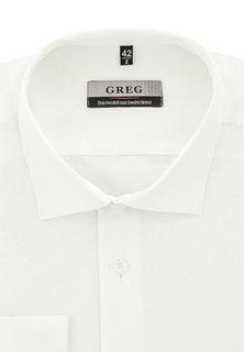 Рубашка мужская Greg 513/139/1093/Z бежевая 45