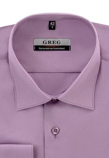Рубашка мужская Greg 730/319/PUR/Z фиолетовая 40
