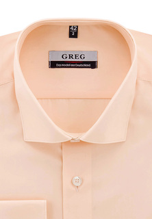 Рубашка мужская Greg 520/119/CR бежевая 41