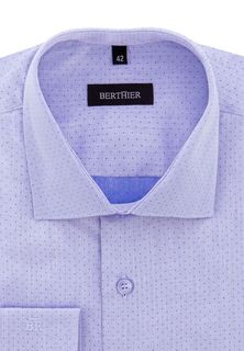 Рубашка мужская BERTHIER BRISTOL109233/Fit-M(0) голубая 43