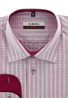 Рубашка мужская Greg 375/311/580/Z/1 серая 44