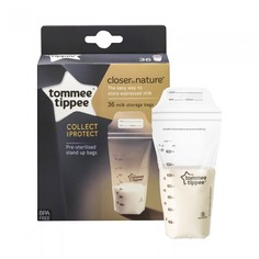 Пакеты для хранения грудного молока Tommee Tippee 350 мл, 36 шт.