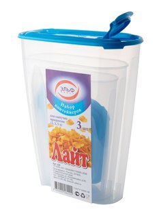 Набор контейнеров ElfPlast Лайт (2л. 3л. 5л), синий