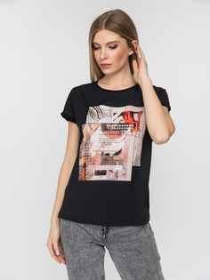 Футболка женская DAIROS GD69300792 черная S