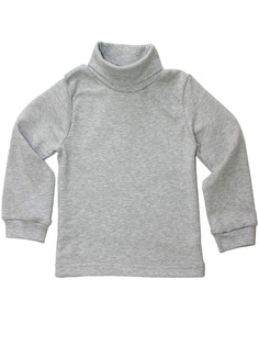 Водолазка Веселый малыш серый меланж, р. 104