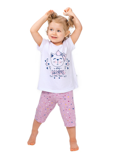 Пижама для девочек Веселый малыш Летний сон, р. 134