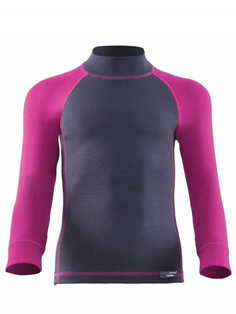 Термофутболка детская BlackSpade BS9247 антрацит с розовым, р. 116-122