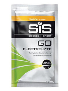 SiS Напиток углеводный с электролитами в порошке GO ELECTROLYTE, 40г (тропические фрукты)