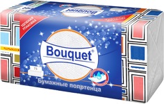 Бумажные полотенца в ассортименте 23*21,5 Bouquet , 2 сл. в коробке 75 шт.,