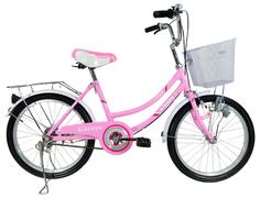 Городской велосипед Kaixin R-20 розовый