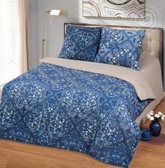 Постельное белье "Лазурит 509" 2-спальное с европростыней Артпостель