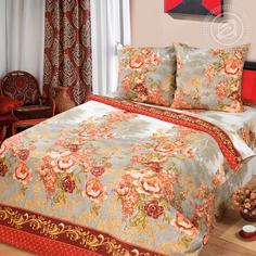 Постельное белье "Гобелен красный 109" 2-спальное с европростыней Артпостель