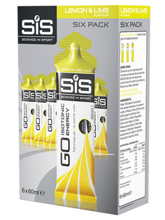 SiS Набор гелей GO ISOTONIC ENERGY GEL, коробка 6x60мл (яблоко)