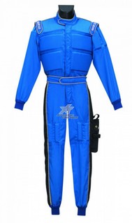 Комбинезон для водно-моторного спорта Powerboat, синий/черный, р-р L Sparco 001054X3LAZNR