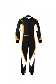 Комбинезон для картинга KERB, CIK, чёрный/оранжевый/белый, р-р S Sparco 002341NBAF1S