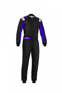 Комбинезон для картинга ROOKIE 2020, без омологации, чёрный/синий, XL Sparco 002343NREB4XL