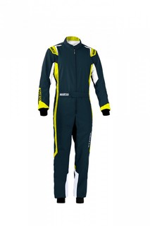 Комбинезон для картинга THUNDER YOUTH,CIK,детский,серый/жёлтый,150 Sparco 002342GSGF150