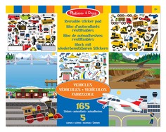 Набор со стикерами и фоном Melissa & Doug Транспорт