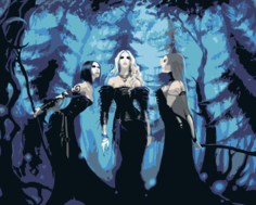 Картина по номерам, 40 х 50, "Картина по номерам к празднику Хэллоуин"