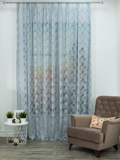 Штора Тюль Amore Mio Тюль жаккардовый RR H 503-2D 3,0*2,7 1 шт. Серый/белый