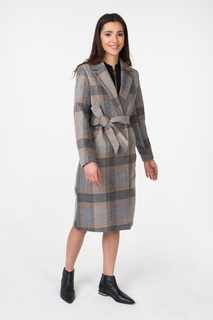 Пальто-халат женское ICHI 20106942 серое 34 EU