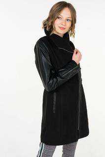 Пальто женское b.young 20804320 черные 36 EU