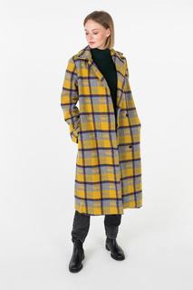 Пальто женское Y.A.S 26012519 коричневое XL