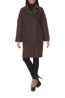 Пальто женское Argent AVWS7044-1 коричневое 48 RU