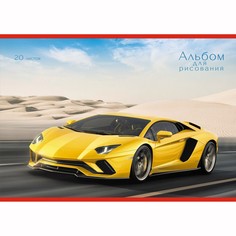 Альбом Unnika Land АЛ201837 Лихой форсаж 20л 110 г/м скрепка