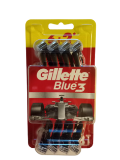 Бритвы одноразовые "Gillette Blue 3 Red" 8 штук