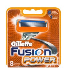 Сменные кассеты Fusion Power Gillette 8 шт