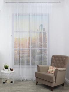 Штора Тюль Amore Mio RR 95726-21 Сетка Premium 3,0*2,7 1 шт. Белый