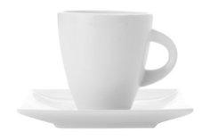 Maxwell & Williams Чашка Восток-Запад (0.32 л) с блюдцем, белая MW688-JX251215