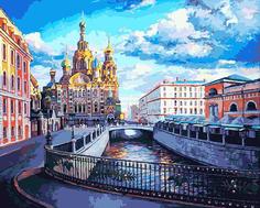 Картина по номерам Белоснежка "Храм Спаса на Крови", 40x50