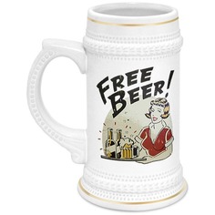 Кружка Printio пивная Free beer!