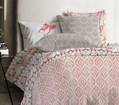 Комплект постельного белья Mona Liza ML Japanese Flamingo Ikat евро 592109/14
