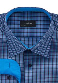 Рубашка мужская CASINO c225/1/101/Z/1 синяя 43
