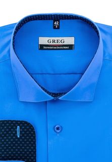 Рубашка мужская Greg 230/139/SAP/ZN/1 голубая 41