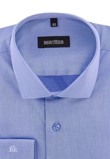 Рубашка мужская BERTHIER DALLASL4/Fit-R(0) голубая 45
