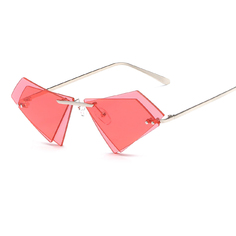 Солнцезащитные очки двойные Kawaii Factory розовые